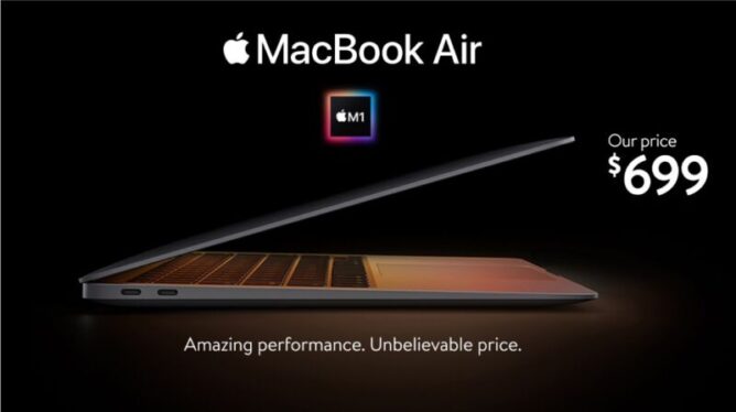 Walmart resurrects the M1 MacBook Air as an entry-level $699 laptop