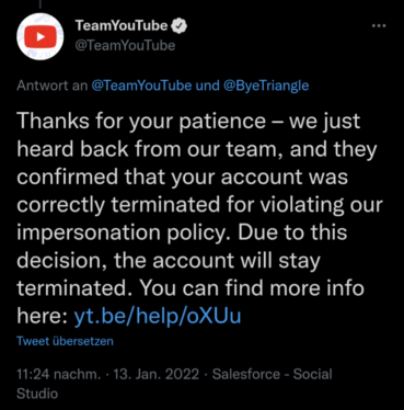 YouTube is down too, site confirms