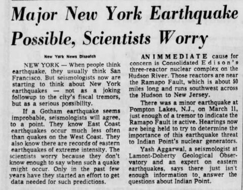 6 Predictions for Earthquakes in New York Dating Back Over 100 Years