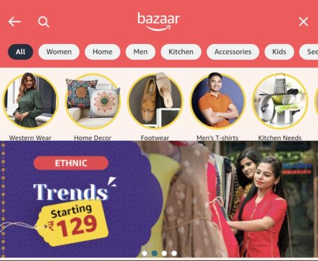 Amazon quietly launches Bazaar to sell fast-fashion and lifestyle products in India