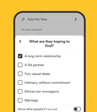 Bumble’s “Opening Move” feature takes the pressure off women to come up with a new message every time