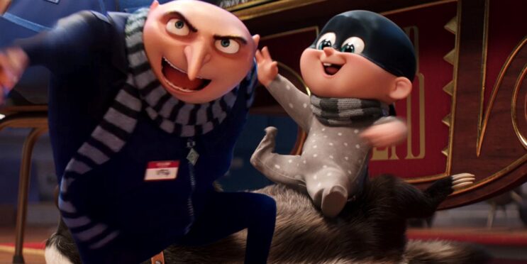 Gru & His Son Rob An Old Lady In First Despicable Me 4 Footage Shown At CinemaCon
