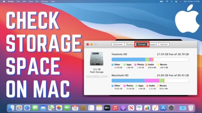 How to check the storage space on your Mac