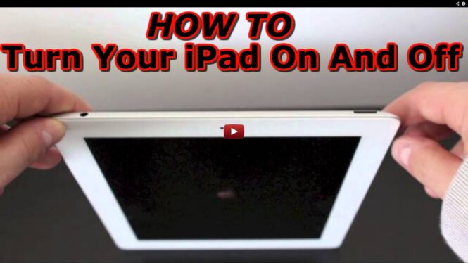 How to Turn Off an iPad