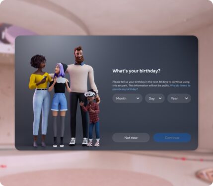 Meta now requires users to verify their age to use its Quest VR headsets