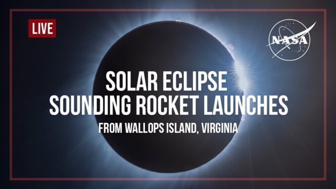 NASA Wallops to Launch Three Sounding Rockets During Solar Eclipse 