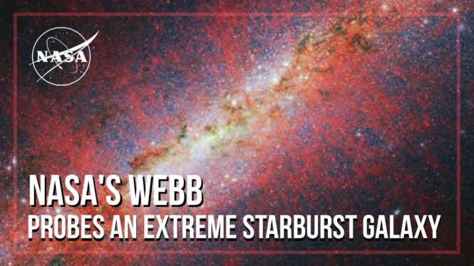 NASA’s Webb Probes an Extreme Starburst Galaxy