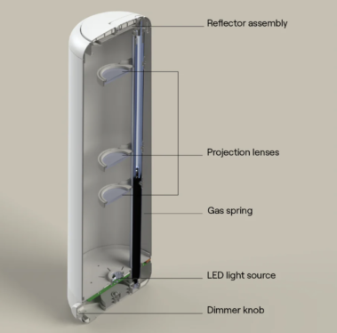 Nightside’s ambient lamp rethinks the reading light