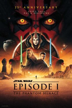 Star Wars: The Phantom Menace’s Official 25th Anniversary Poster Is Now Available