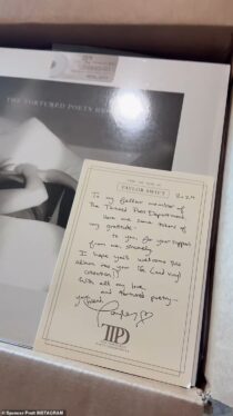 Taylor Swift Welcomed Fans to ‘The Tortured Poets Department’ in Sweet Hand-Written Record Store Day Note