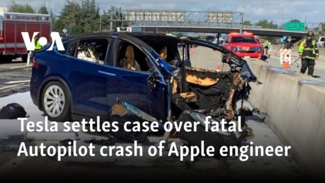 Tesla settles lawsuit over fatal Model X crash that killed an Apple engineer