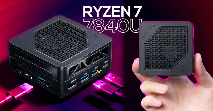 This mini PC, and I do mean mini, has a Ryzen 7000 tucked inside for $200 off