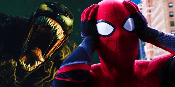 Tom Holland’s Spider-Man Gets Overtaken By Venom In Dark MCU Spider-Man 4 Art