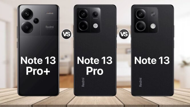Xiaomi Redmi Note 13 Pro+ vs. Redmi Note 13 Pro