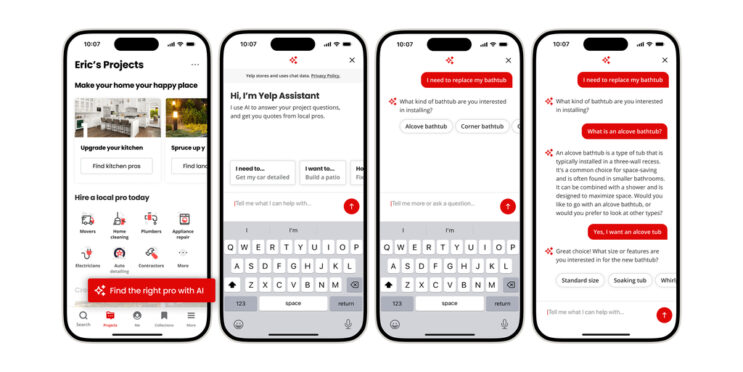 Yelp is launching a new AI assistant to help you connect with businesses