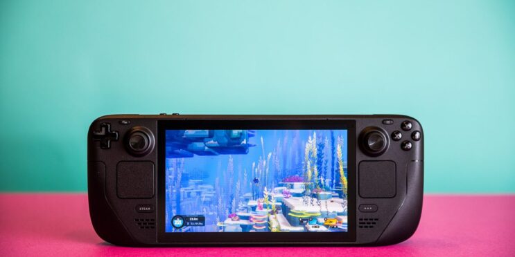 An OLED gaming handheld rises up to challenge the Steam Deck