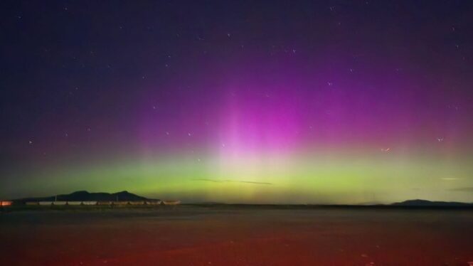 Aurora over Utah