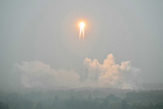 China Launches Moon Lander