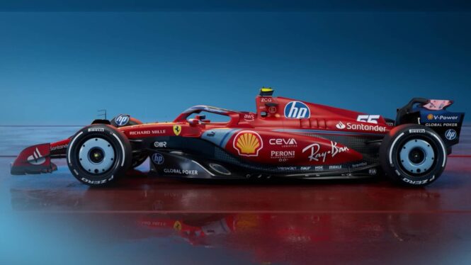 Ferrari’s F1 cars will race with a special historic livery at the Miami Grand Prix
