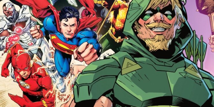 Green Arrow Forms New Anti-Vampire Justice League in Official DC Art