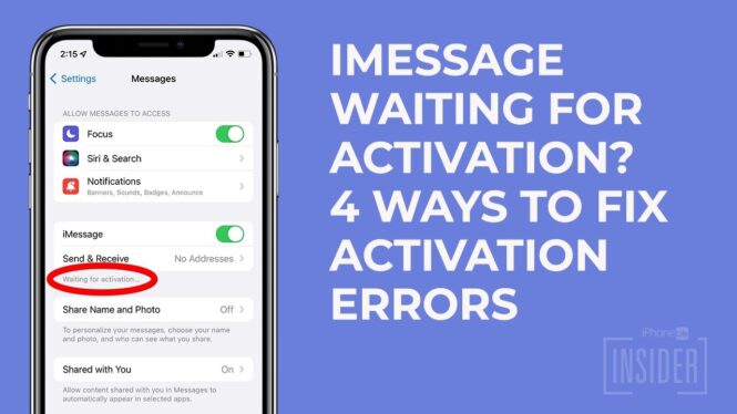 How to fix iMessage activation errors on your iPhone