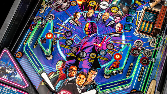 John Wick Pinball Comes With A Piece Of Keanu Reeves’ Suit – For A Price