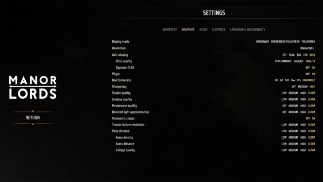 Manor Lords performance guide: best settings, recommended specs, and more