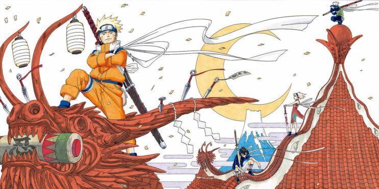 Naruto, Sasuke, & Sakura Become Legendary Samurai in Official Artwork