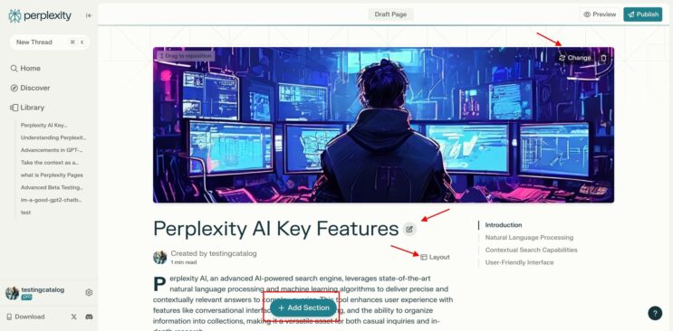Perplexity AI’s new feature will turn your searches into shareable pages