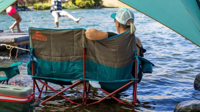Snag the ultimate camp comfort with the Kelty Low Loveseat, now under $100