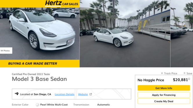 The Big Problem With Hertz’s Used Teslas