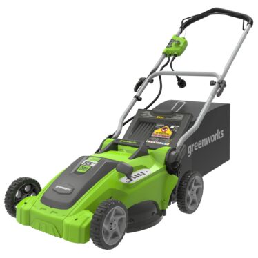 This Greenworks 16-inch electric lawn mower is one of the highest-rated on Amazon and it’s 25% off today