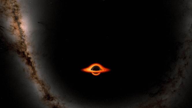 Trippy NASA Visualization Takes You Inside a Black Hole