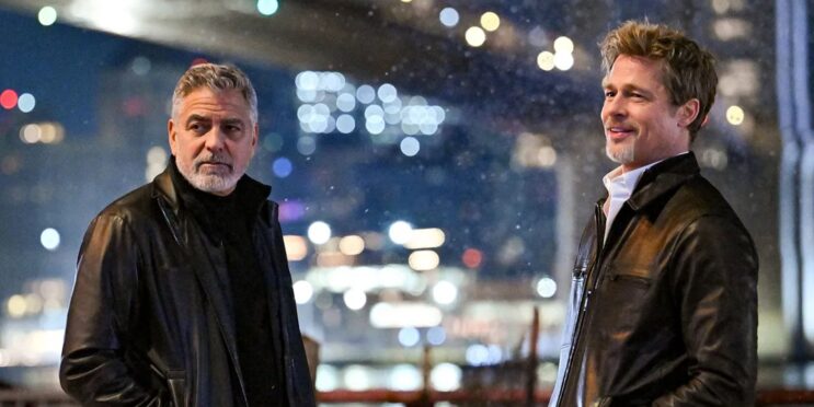 Wolfs Trailer: George Clooney & Brad Pitt Reunite As Fixers Reluctantly Teaming Up For A Messy Job