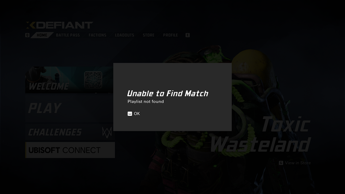 XDefiant ‘Unable to Find a Match’ error: troubleshooting and how to fix