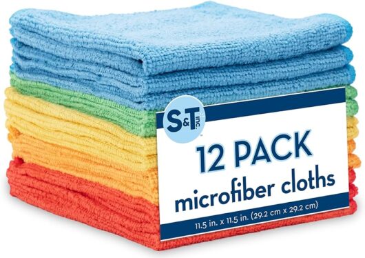 12 microfiber cleaning towels for just $7 at Amazon