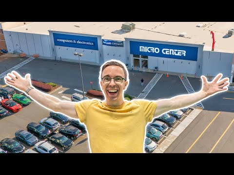 The MOST In-Depth Micro Center Store Tour EVER with AUSTIN EVANS