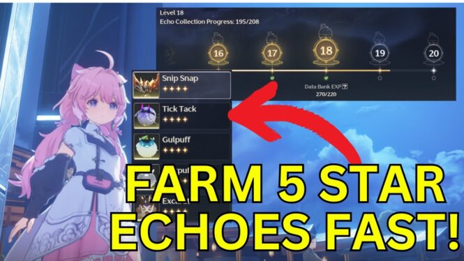 Best Farming Methods For Echoes & Echo XP In Wuthering Waves