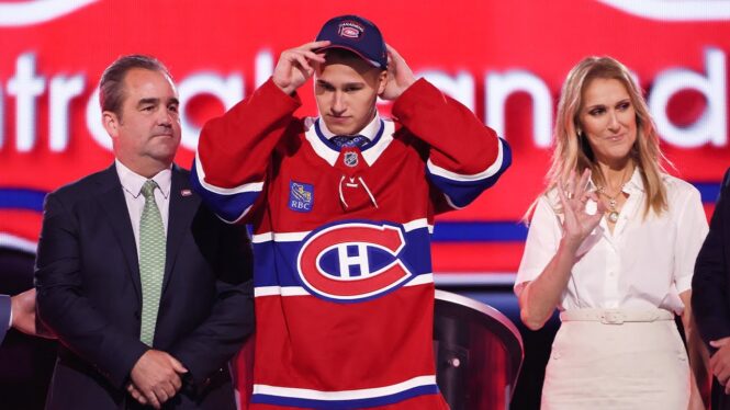 Celine Dion Announces Montreal Canadiens’ First-Round Pick at 2024 NHL Draft: ‘Like a Movie’