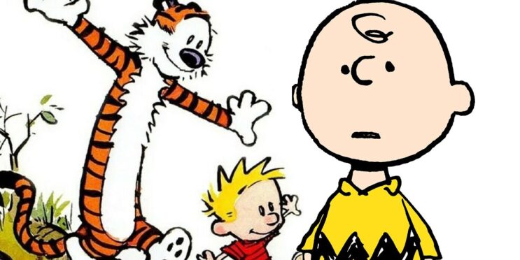 Charlie Brown and Calvin Finally Meet in Adorable Peanuts/Calvin and Hobbes Mash-Up