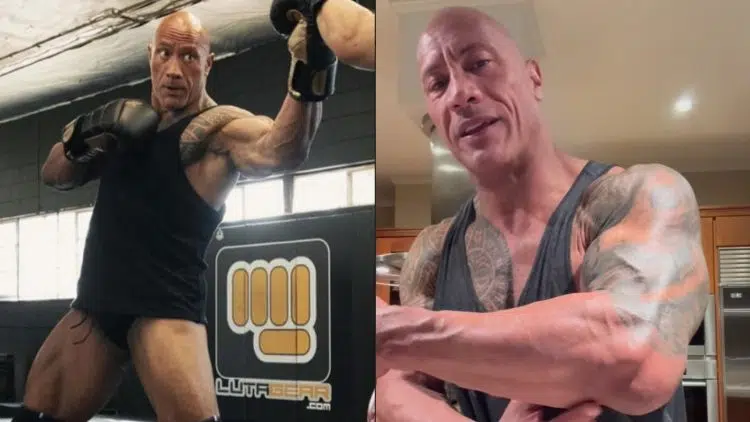 Dwayne Johnson Injures Elbow While Filming New Wrestling Movie