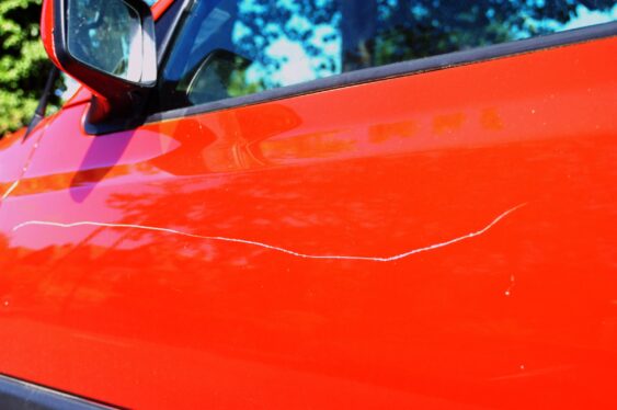 How to buff out scratches on a car