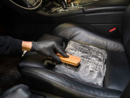 How to clean leather seats