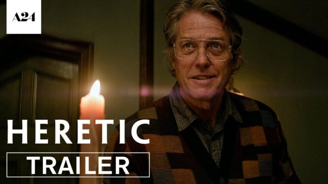 Hugh Grant turns evil in creepy trailer for A24’s Heretic