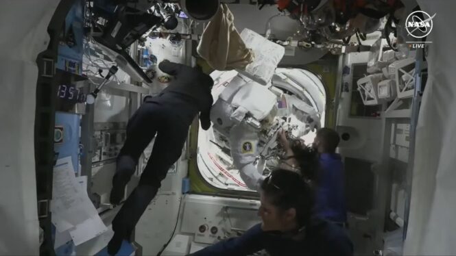 ISS astronauts conduct ‘spacewalk review’ after spacesuit coolant leak
