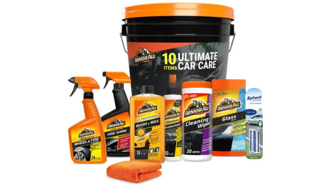 Revitalize your ride with this $15 Armor All 10-piece car cleaning kit