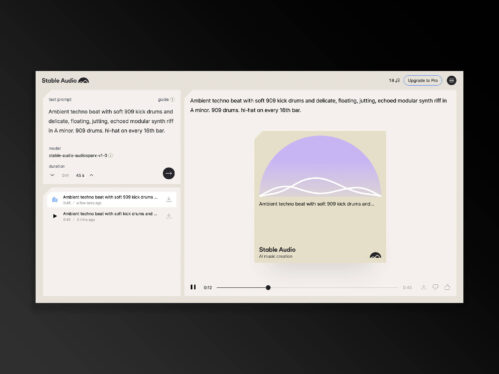 Stability AI releases a sound generator