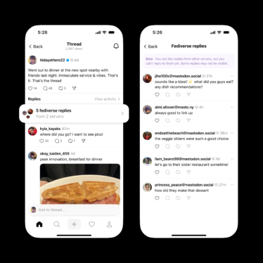 Threads can now show replies from Mastodon and other fediverse apps
