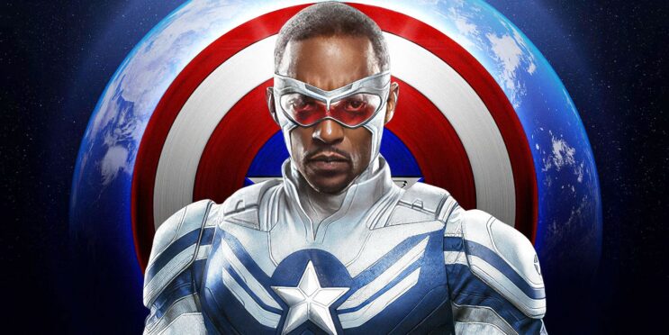 Anthony Mackie unveils a new Captain America suit for the 4th of July