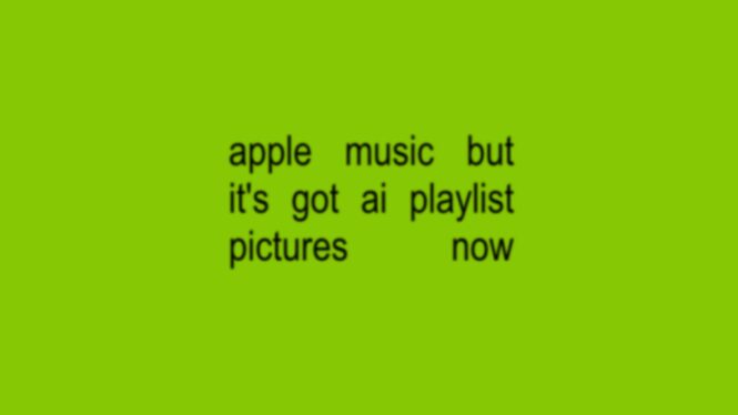 Apple Music looks set to get generative AI art in iOS 18, and I’m going to abuse it so beautifully